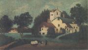 Henri Rousseau Lansdcape with and Cart Spain oil painting artist